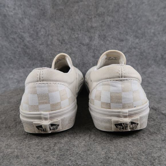 Vans Shoes Womens 7 Classic Slip On Sneakers Checkered Casual Skate Trainers - Picture 5 of 11